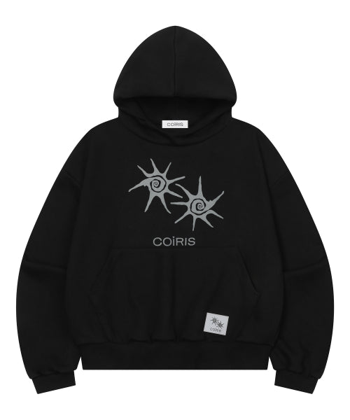 HOODIE TEE UNISEX CHARCOAL