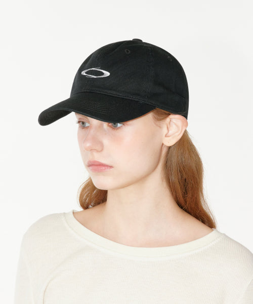 ESSENTIAL LOGO BALL CAP - 10 COLORS BLACK