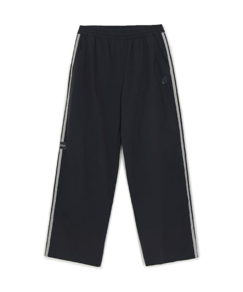 STREET SPORTIVE TAPING WIDE PANTS NY #KARINA同款! - 2 COLORS BLACK