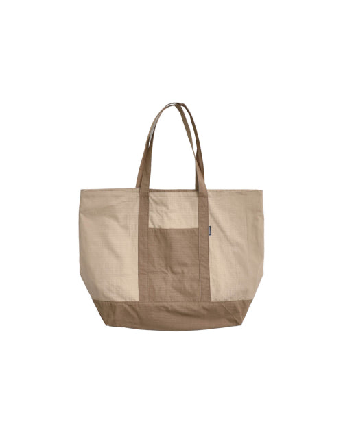 ADVENTURE PANELED BIG TOTE BAG - 4 COLORS TAUPE
