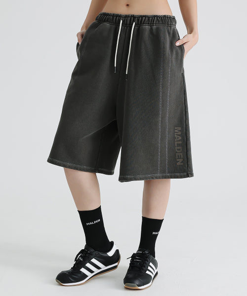 WOMEN PIGMENT BERMUDA PANTS 7 CHARCOAL
