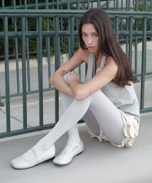 FAYE MARY JANE - 6 COLORS MESH SILVER