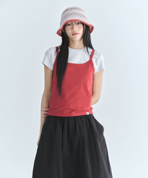 SLEEVELESS - 2 COLORS RED