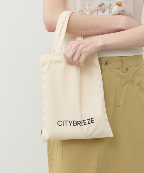 CITY LOGO MINI ECO BAG NAVY - 2 COLORS IVORY
