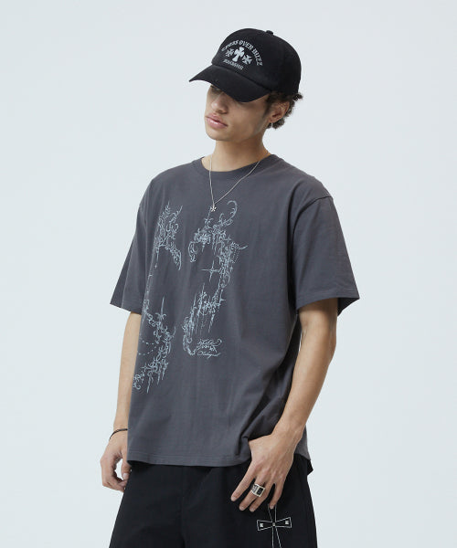 HEART TATTOO TEE - 2 COLORS