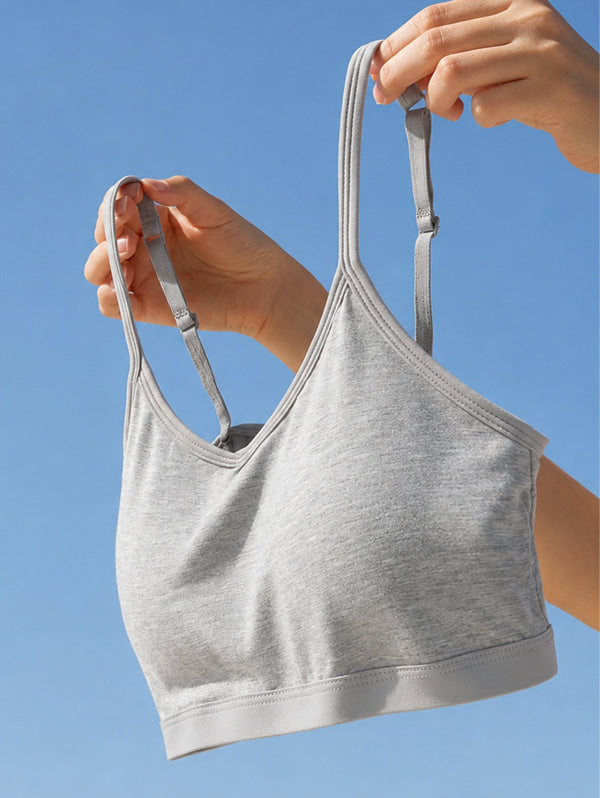 SOFT COOL BUILT-IN BRA TOP - 3 COLORS