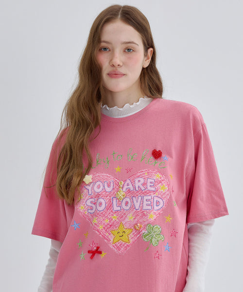 LOVED T-SHIRT ATELIER KIT - 2 COLORS PINK