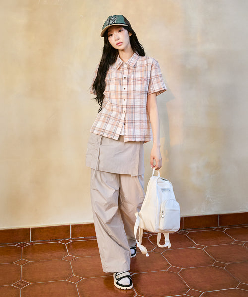 SKIRT LAYERED PANTS #GISELLE同款! - 2 COLORS AS SHOWN