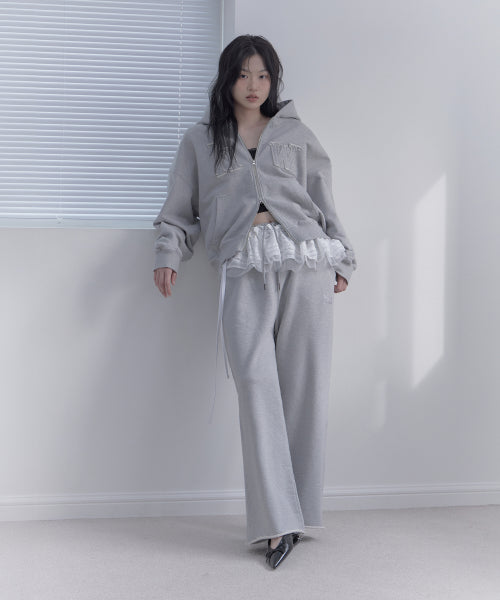 QUIET ZIP-UP HOODIE - 2 COLORS