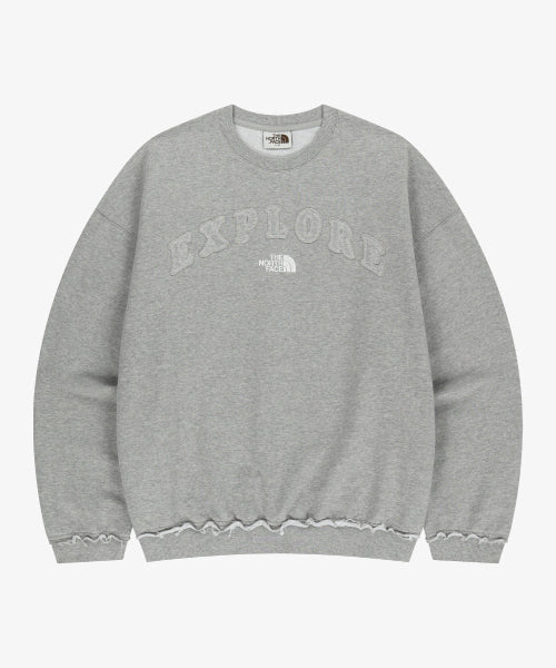 EXPLORE SWEATSHIRT MELANGE GREY