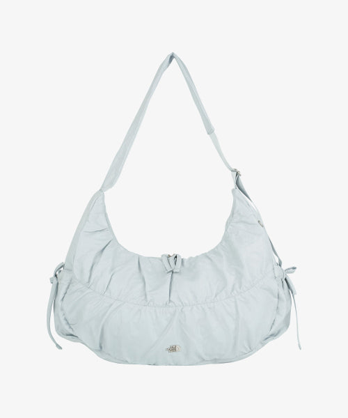 BONNEY SHIRRING CROSS BAG LIGHT GRAY