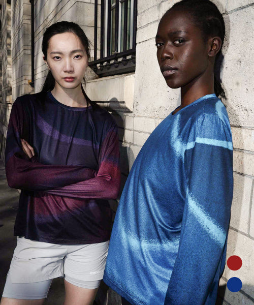 FLOW GRAPHIC LONG SLEEVE T SHIRT - 3 COLORS AS SHOWN