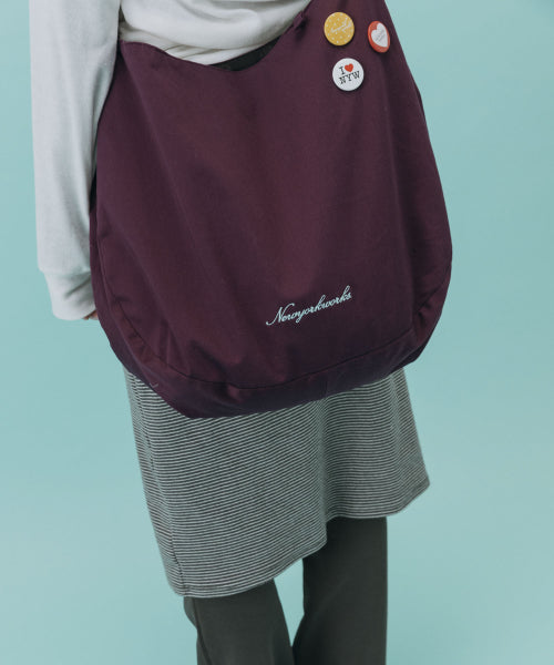 DUAL TWO WAY SHOULDER CROSS BAG PURPLE