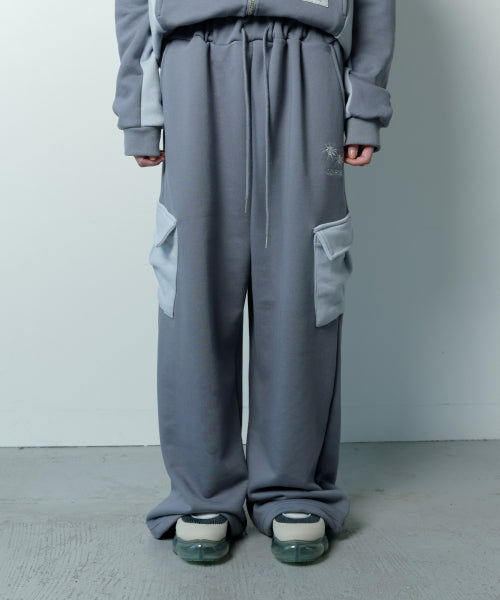 SIDE CONTRAST PANTS GREY