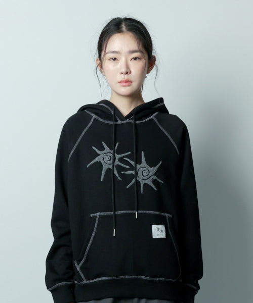 TEE HOODIE TEE BLACK