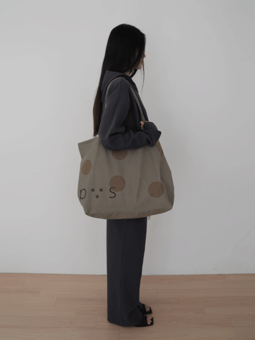 PVS DOT BUTTON BAG - 3 COLORS KHAKI