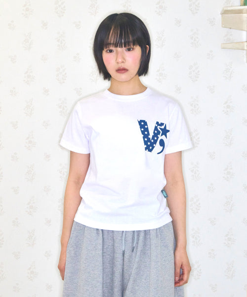 V STAR TEE - 3 COLORS