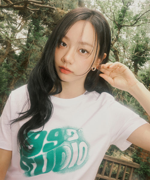 WAVE STUDIO 1993 TYPO T-SHIRT - 7 COLORS WHITE