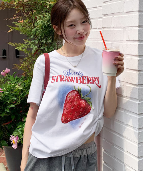 RUBY BERRY TEE - 3 COLORS WHITE