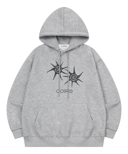 HOODIE TEE UNISEX - 2 COLORS GREY