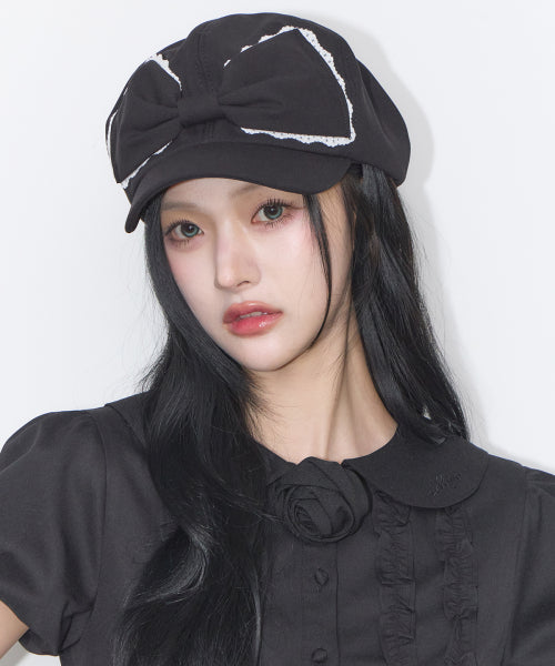 LACE RIBBON - 3 COLORS BLACK