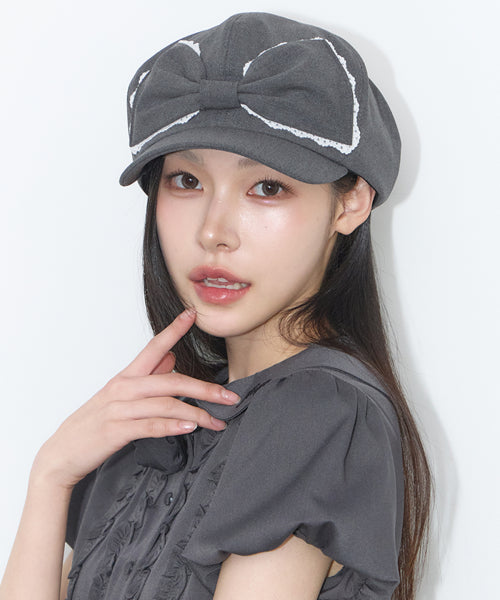 LACE RIBBON - 3 COLORS CHARCOAL