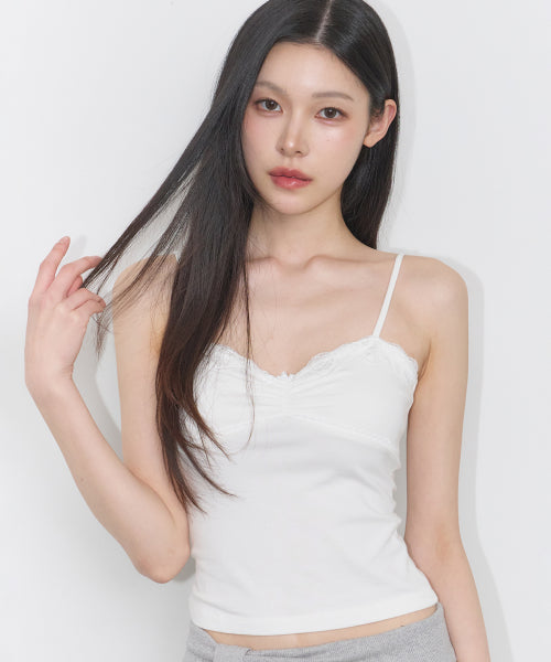 ROSE LACE SLEEVELESS PINK - 3 COLORS WHITE