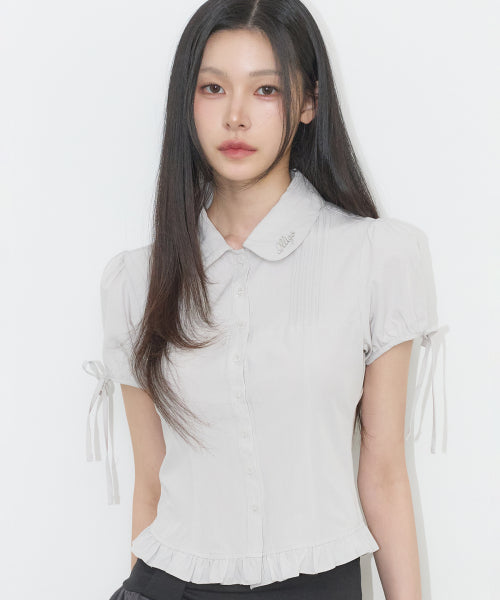 PUFF BLOUSE PINK - 3 COLORS GREY