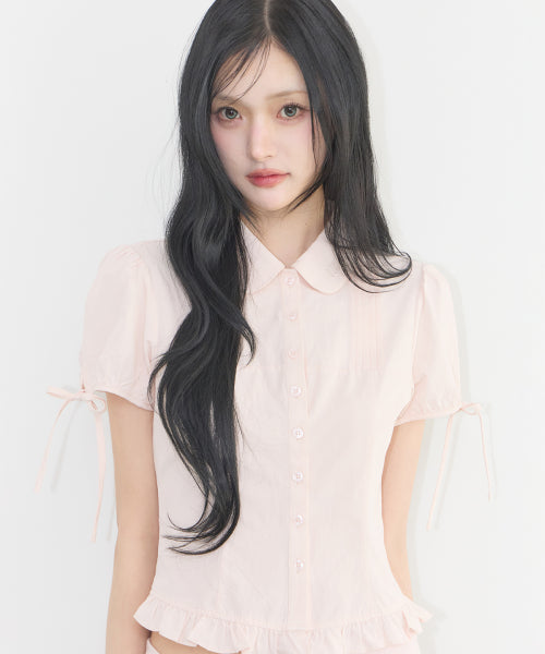 PUFF BLOUSE PINK - 3 COLORS PINK