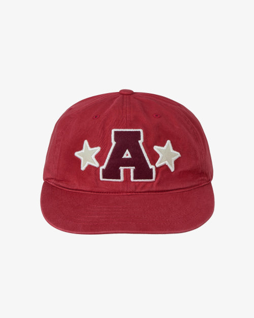 WASHED CAPITAL LOGO CAP - 3 COLORS RED