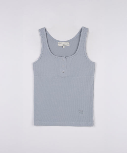 NUBASIC BUTTON SLEEVELESS - 4 COLORS SKY