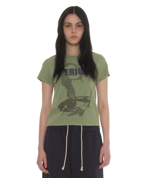 PERIOD PRINTED TEE - 7 COLORS GREEN