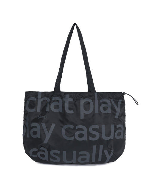CPC TYPO LAYOUT TOTE BAG - 2 COLORS BLACK
