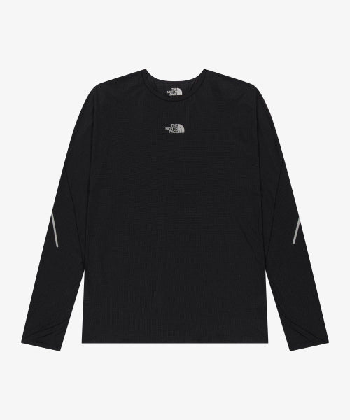 JET RUN LONG SLEEVE TEE BLACK