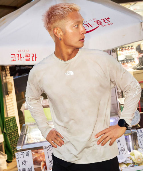 JET RUN PT LONG SLEEVE TEE IVORY