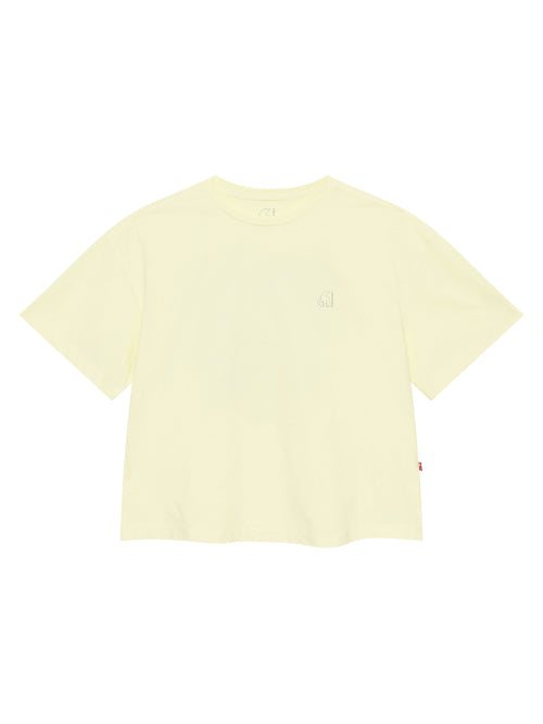 SORONA POLAR BEAR GRAPHIC TEE - 3 COLORS PASTEL YELLOW