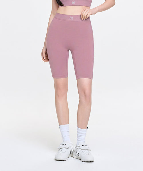 BASIC BAND LOGO POINT BIKE SHORTS NY #KARINA同款! - 2 COLORS PINK