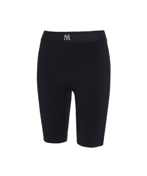 BASIC BAND LOGO POINT BIKE SHORTS NY #KARINA同款! - 2 COLORS BLACK