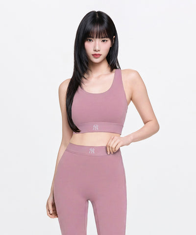 BASIC BAND LOGO POINT CROP TOP NY #KARINA同款! - 2 COLORS