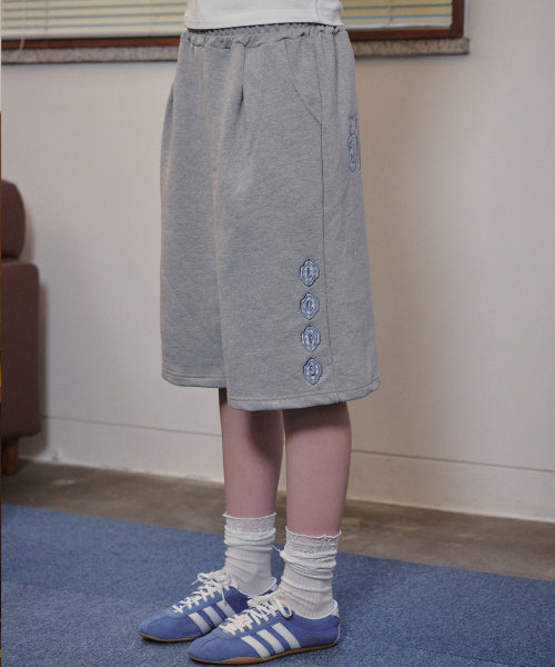 STAR BERMUDA PANTS GREY