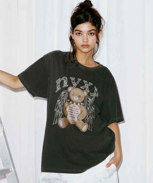 ANGEL BEAR TEE CHARCOAL - 2 COLORS