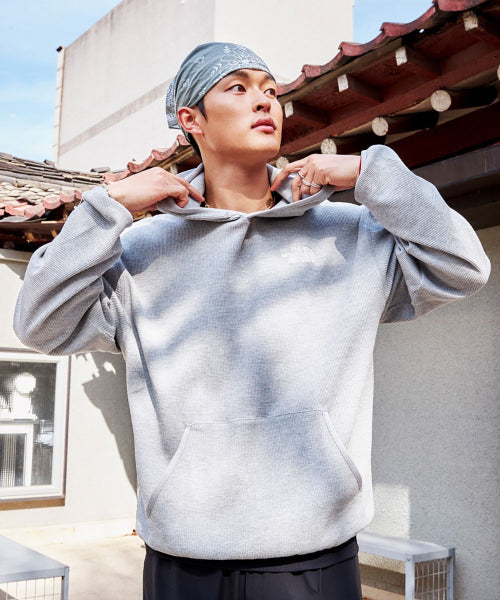 WELT HOODIE MELANGE GREY