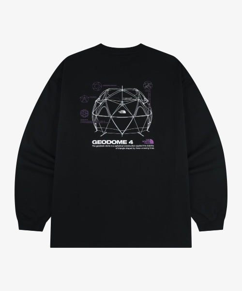 GEODOME LONG SLEEVE TEE BLACK