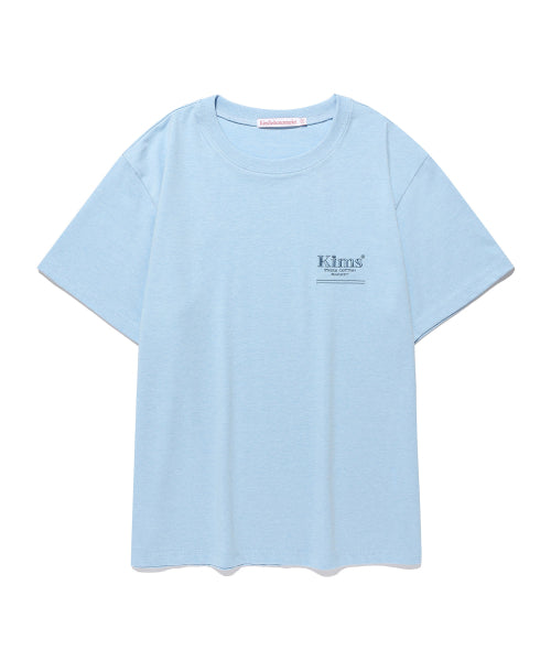 MINI BAM LINE LOGO T-SHIRT - 2 COLORS BLUE