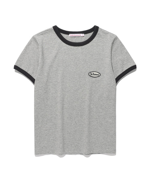 KIMS AGG BAM RINGER T-SHIRT - 2 COLORS GREY