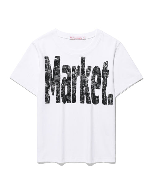MARKET LOGO T-SHIRT - 3 COLORS WHITE