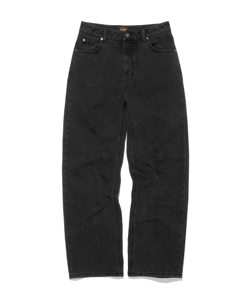 WOMEN STRAIGHT FIT DENIM PANTS - 3 COLORS BLACK