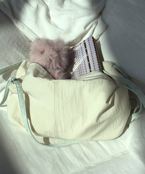 BITTERCELLS TWO-WAY SQUARE BAG - 2 COLORS CREAM