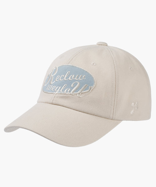 RECLOW GLOW LOGO BALL CAP - 4 COLORS IVORY