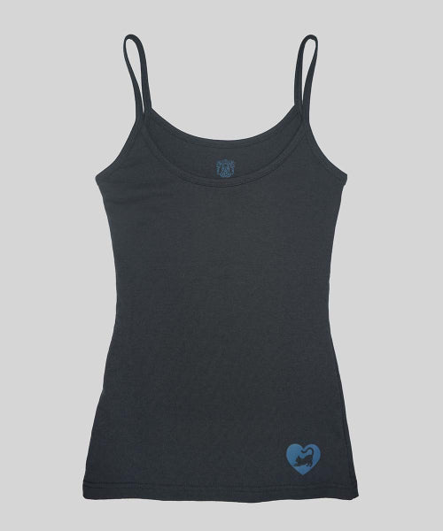 SWEET KITTY TANK TOP - 5 COLORS CHARCOAL